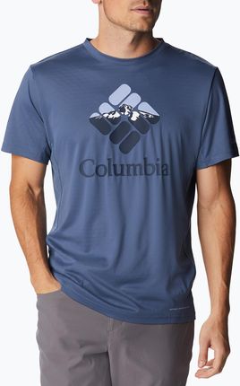 Columbia Koszulka Trekkingowa Męska Zero Ice Cirro-Cool Graphic Brązowa 1990463