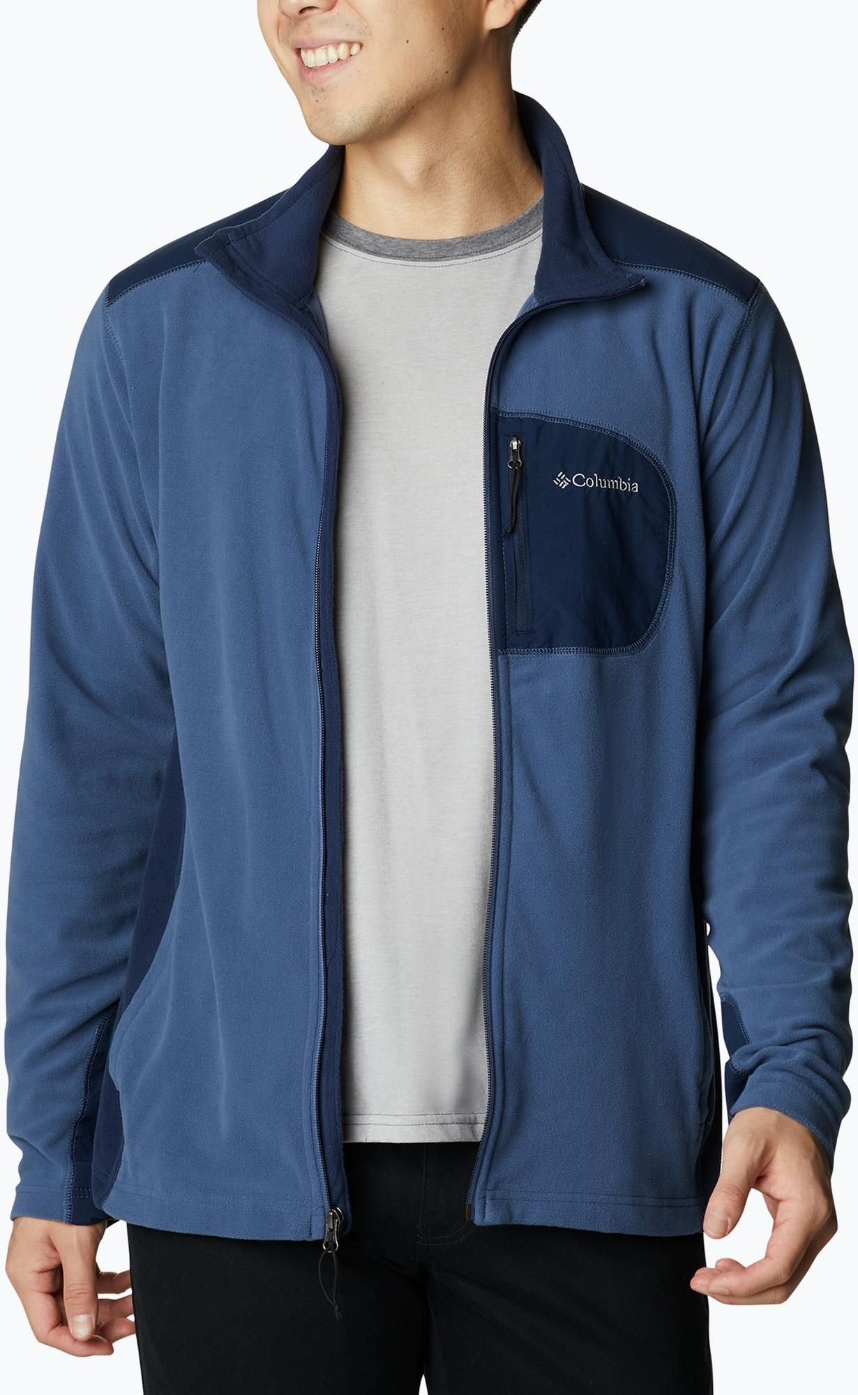 Columbia Bluza Trekkingowa M Ska Klamath Range Full Zip Granatowa