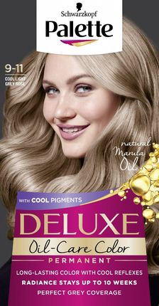 Palette Deluxe Farba do włosów permanentna nr 9-11 Cool Light Grey Rose 1op.