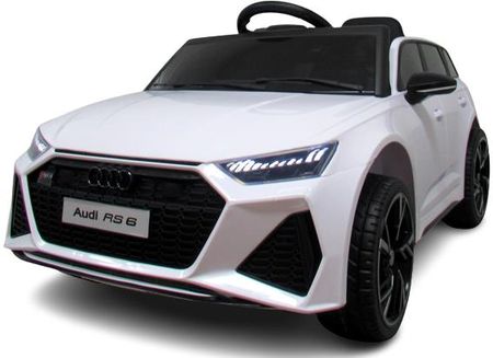 Audi Rs6 Gt Biały Auto Na Akumulator Eva Skóra Pilot
