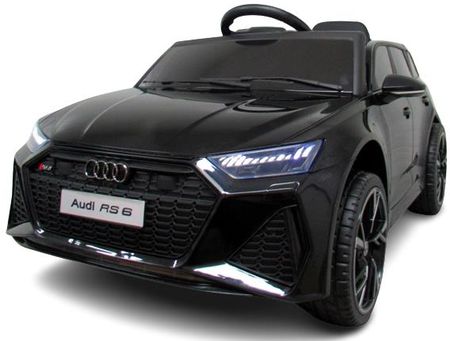 Audi Rs6 Gt Czarny Auto Na Akumulator Eva Skóra Pilot