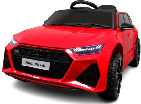 Audi Rs6 Gt Czerwony Auto Na Akumulator Eva Skóra Pilot