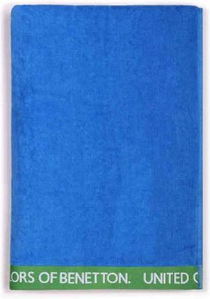 Benetton Ręcznik Plażowy Rainbow Bawełna Tkanina Frotte (90X160 Cm) Niebieski 510345