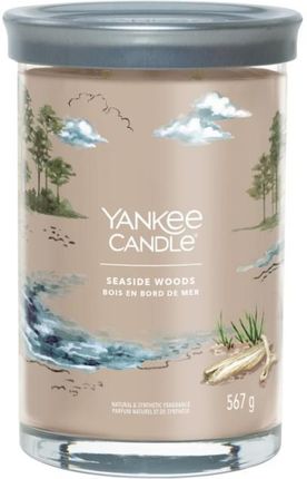 Yankee Candle Tumbler Świeca W Dużym Słoiku Z Dwoma Knotami Seaside Woods 143521