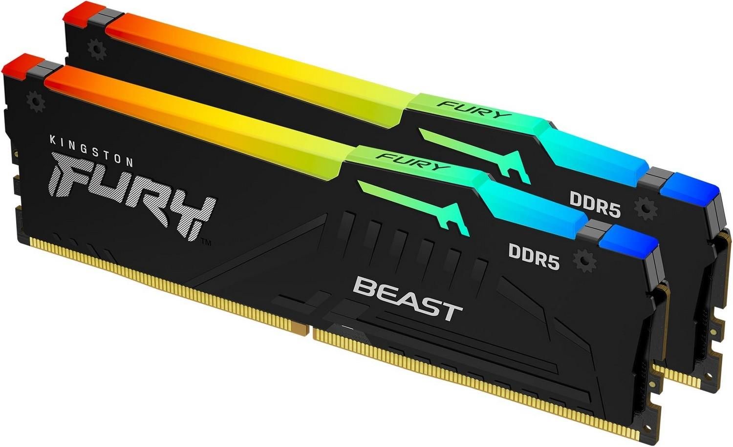 Pamięć RAM Kingston Fury Beast RGB DDR5 64GB 6000MHz CL40