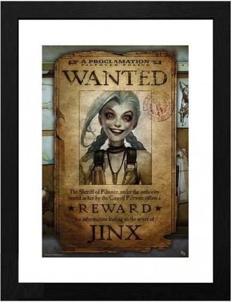 LEAGUE OF LEGENDS - Framed print Jinx Wanted (30x40)