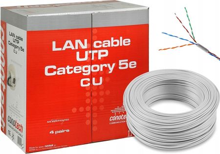 Conotech Kabel Ethernet Sieciowy Skrętka Utp 5 Kat.5E 30m UTP5E30M