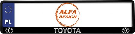 Alfa Design Alfadesign Toyota Ramki Pod Tablice Rejestracyjne 1szt.