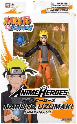 Bandai Anime Heroes Neruto - Naruto Uzumaki Final Battle (AH36964)