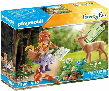 PLAYMOBIL Family Fun - Rodzinny van z przyczepą i domek na drzewie