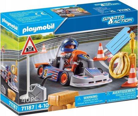 Playmobil Sports & Action 71187 Kierowca Kartingowy