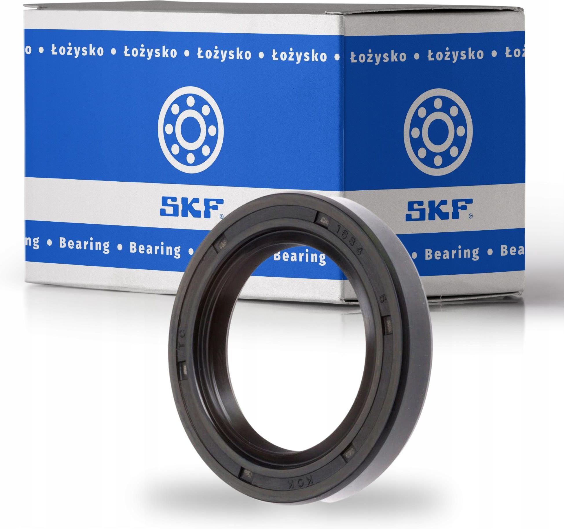 SKF Radial-Wellendichtring 40x55x7 HMSA10 V – Mit Zusätzlicher Schutzlippe, FKM, DIN 3760, Für Getriebe & ölgeschmierte Lager