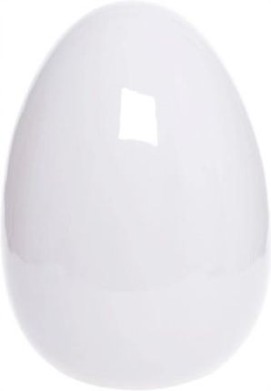 Jajko ceramiczne białe wielkanocne ozdobne 10 cm