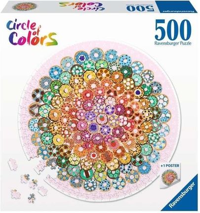 Ravensburger Puzzle 500El. Paleta Kolorów Donuty