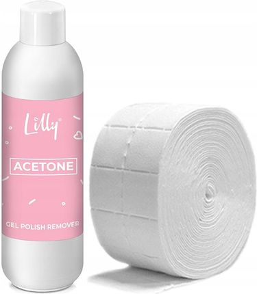 Isabellenails Lilly Aceton Kosmetyczny Zapachowy 500 Ml + Waciki