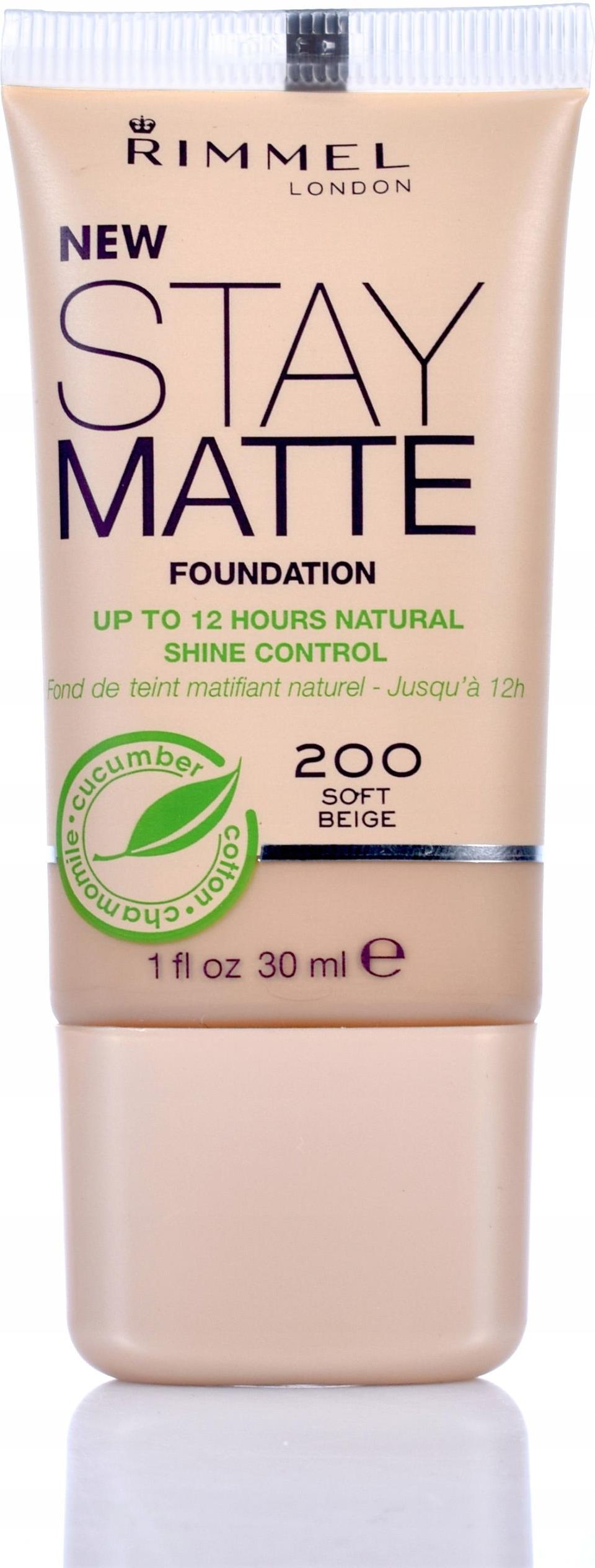 Rimmel Stay Matte Podkład Matujący Soft Beige 30 ml Opinie i ceny na