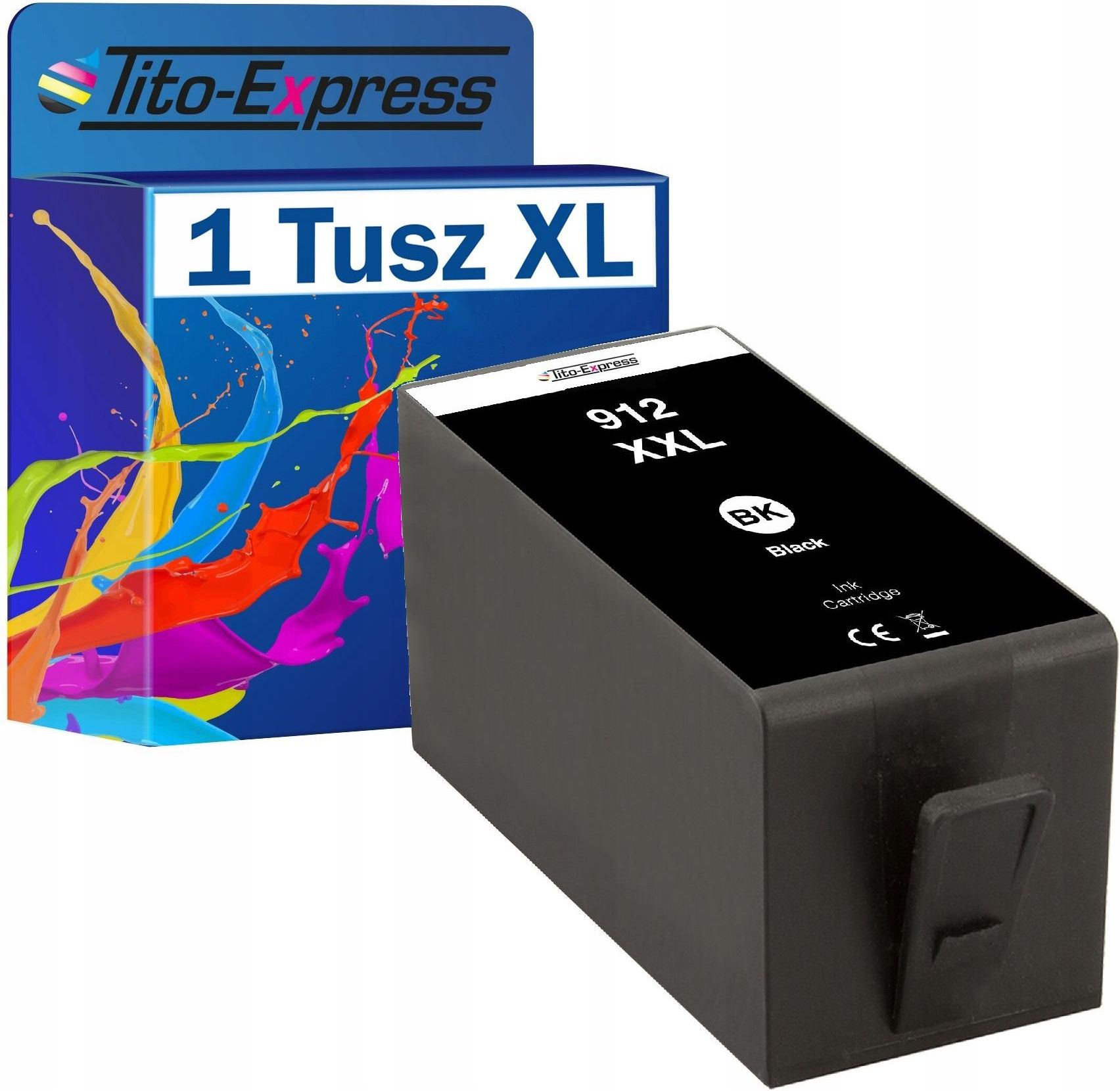 Tusz Tito-Express Tusz do Hp 912 XL 8015 8023 8024 czarny zamiennik do  drukarki - Opinie i ceny na 