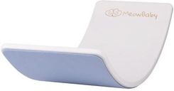 Zdjęcie Meowbaby Deska Do Balansowania Z Filcem 80X30Cm Dla Dzieci Balance Board Biały Jasnoniebieskim - Tarnów