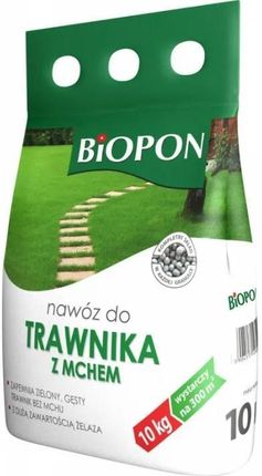 Biopon Nawóz Do Trawnika Z Mchem Granulowany 10kg