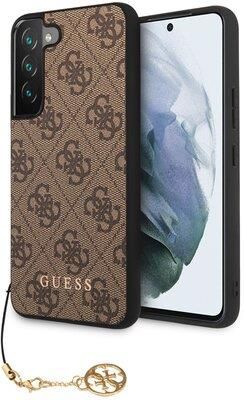 Etui Guess Hard Case 4G Charms Collection Do Samsung Galaxy S23+ Brązowy