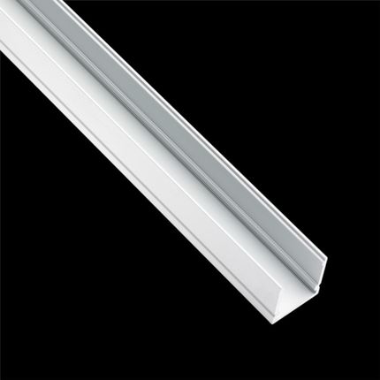 Km Lumiled Profil Natynkowy Aluminiowy Anodowany Do Taśm Led Km38 Srebrny Nawierzchniowy 1M 