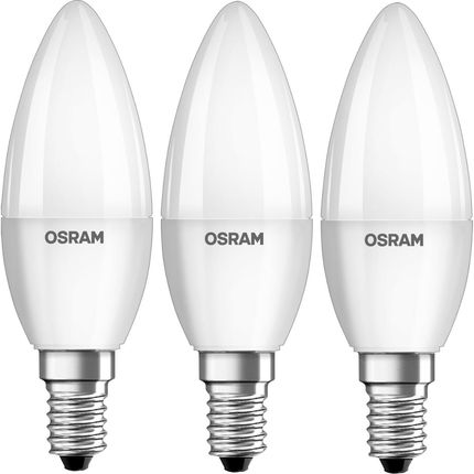 Osram 3Pak Żarówka Led E14 B35 7W = 60W 806Lm 3000K Ciepła 200° Value 