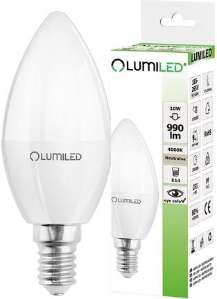 Lumiled Żarówka Led E14 B35 10W = 75W 990Lm 4000K Neutralna 180° 