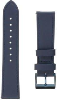 Fixed Leather Strap Do Smartwatch (20mm) Wide Blue
