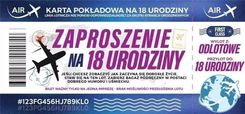 Zdjęcie Yeku Zaproszenie Urodziny 18 (10Szt) 1480474 - Lubin