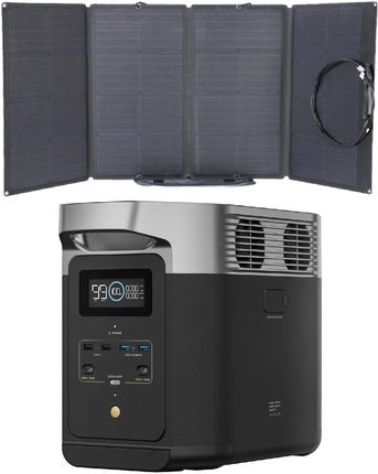 EcoFlow Delta 2 (1800W/1024Wh) + Panel Solarny (160W) - Zestaw solarny