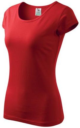 Koszulka damska Malfini Pure, czerwona, 150g/m2 - Rozmiar:M