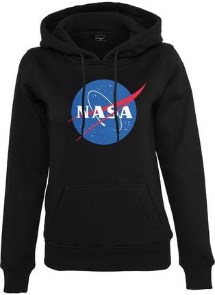 NASA Insignia damska bluza z kapturem, czarna - Rozmiar:L