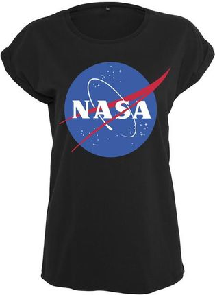 NASA damska koszulka insignia, czarna - Rozmiar:XL