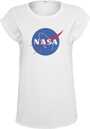 NASA damska koszulka insignia, biała - Rozmiar:M