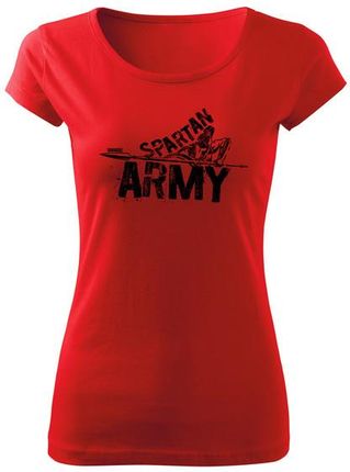 DRAGOWA krótka koszulka damska Nabis, czerwona 150g/m2 - Rozmiar:XL