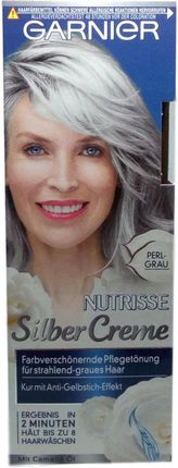 Garnier Nutrisse Silber Cream Farba do włosów Perl-Grau