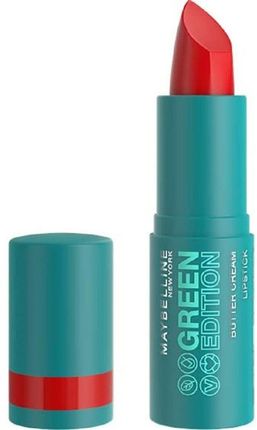 Maybelline New York Green Edition Butter Cream Lipstick Kremowa szminka do ust o działaniu nawilżającym 005 Rainforest 3,4 g