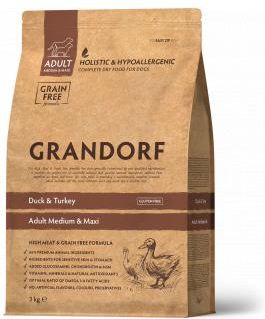 Grandorf Duck & Turkey Adult Medium Maxi Breeds Karma Dla Dorosłych Psów Średnich I Dużych Ras 3Kg