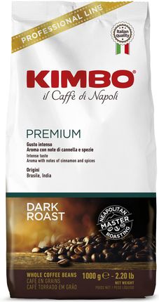 Kimbo Ziarnista Premium Coffee Beans Dark Roast 1kg Bean