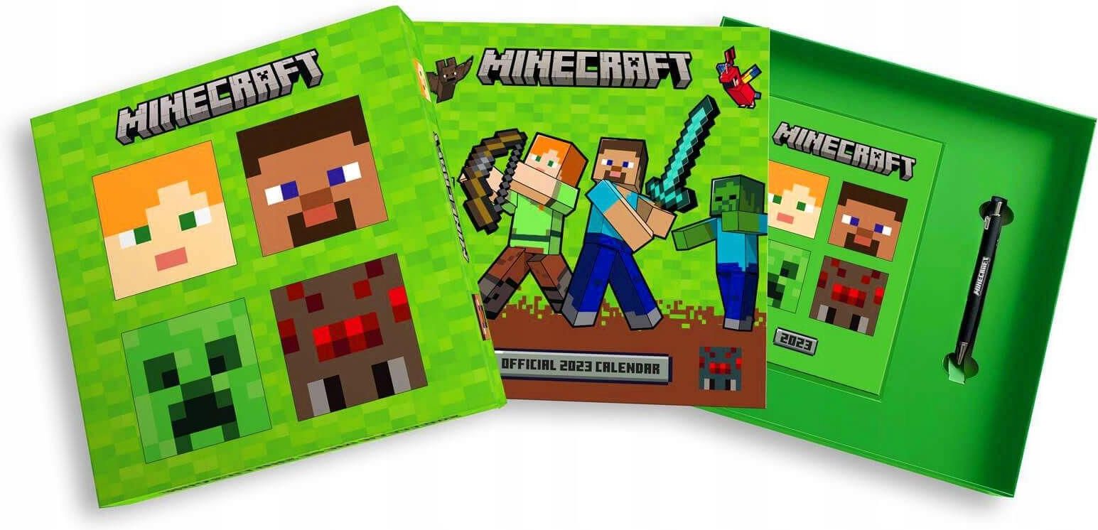 Gift box Minecraft zestaw kalendarze 2023 długopis - Ceny i opinie ...