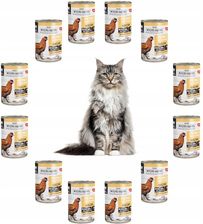 Wiejska Zagroda Monoproteinowa Mokra Karma Dla Dorosłych Kotów Kurczak 12X400G