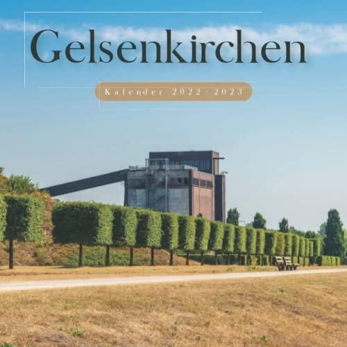 Gelsenkirchen Kalender Wandkalender 2022 2023 8.5x8.5 inches