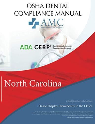 Osha Dental Compliance Manual North Carolina Literatura Obcojęzyczna