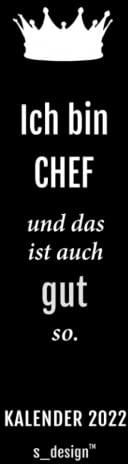 Kalender 2022 für Chefs / Chef / Vorgesetzte / Vorgesetzter: Din A4