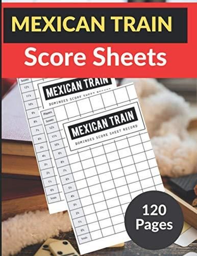Mexican Train Score Sheets: Mexican Train Score Pads ,120 mexican train ...