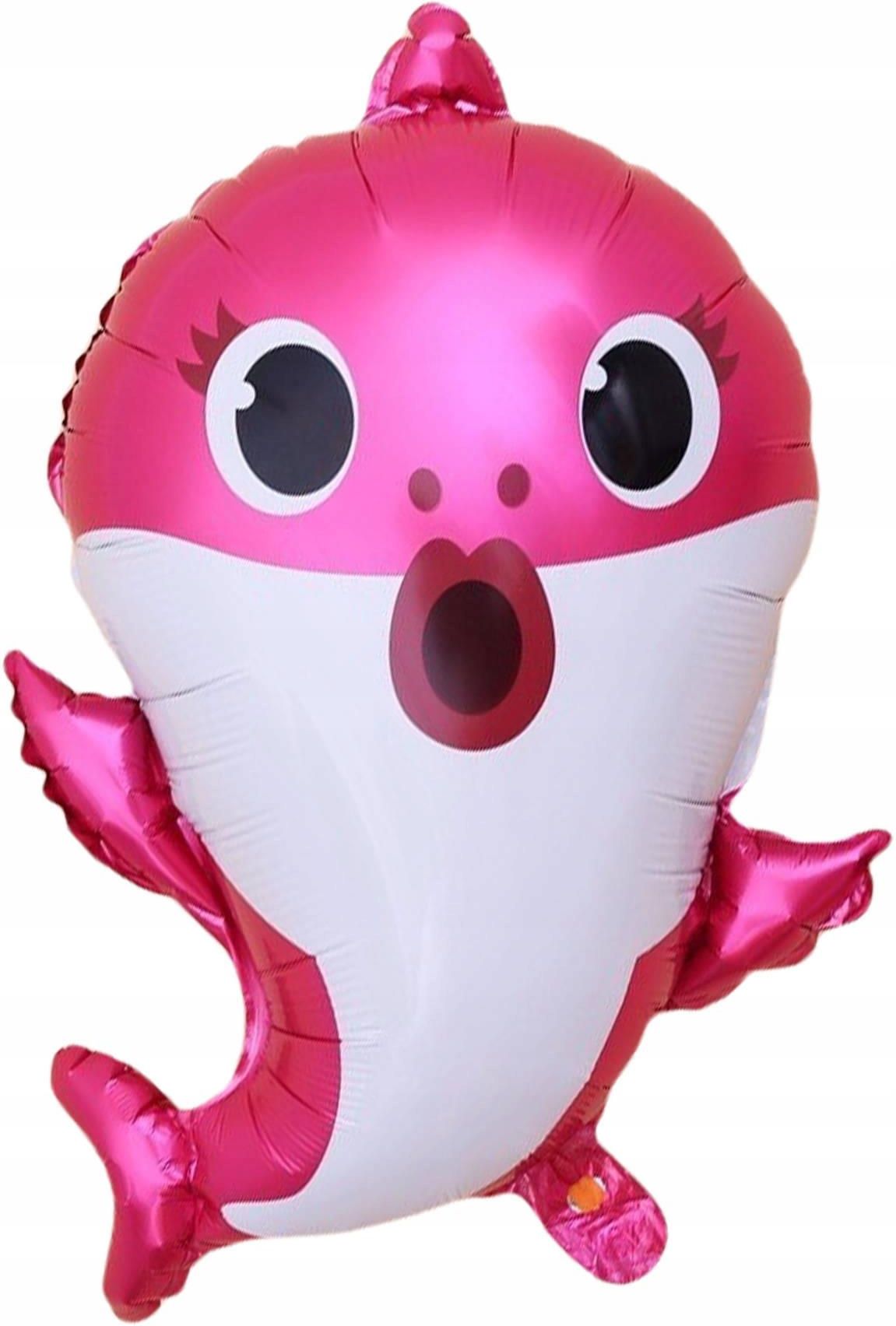 Galaxy Duży Balon Foliowy Rekin Baby Shark Urodziny 68Cm 12766126132 ...