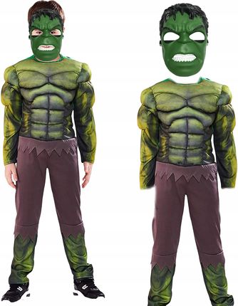 Toys Strój Przebranie Hulk Superbohater Mięśnie Maska 12763276676