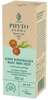 PhytoDerma Beauty Oil Serum wzmacniające włosy brwi i rzęsy 50 ml