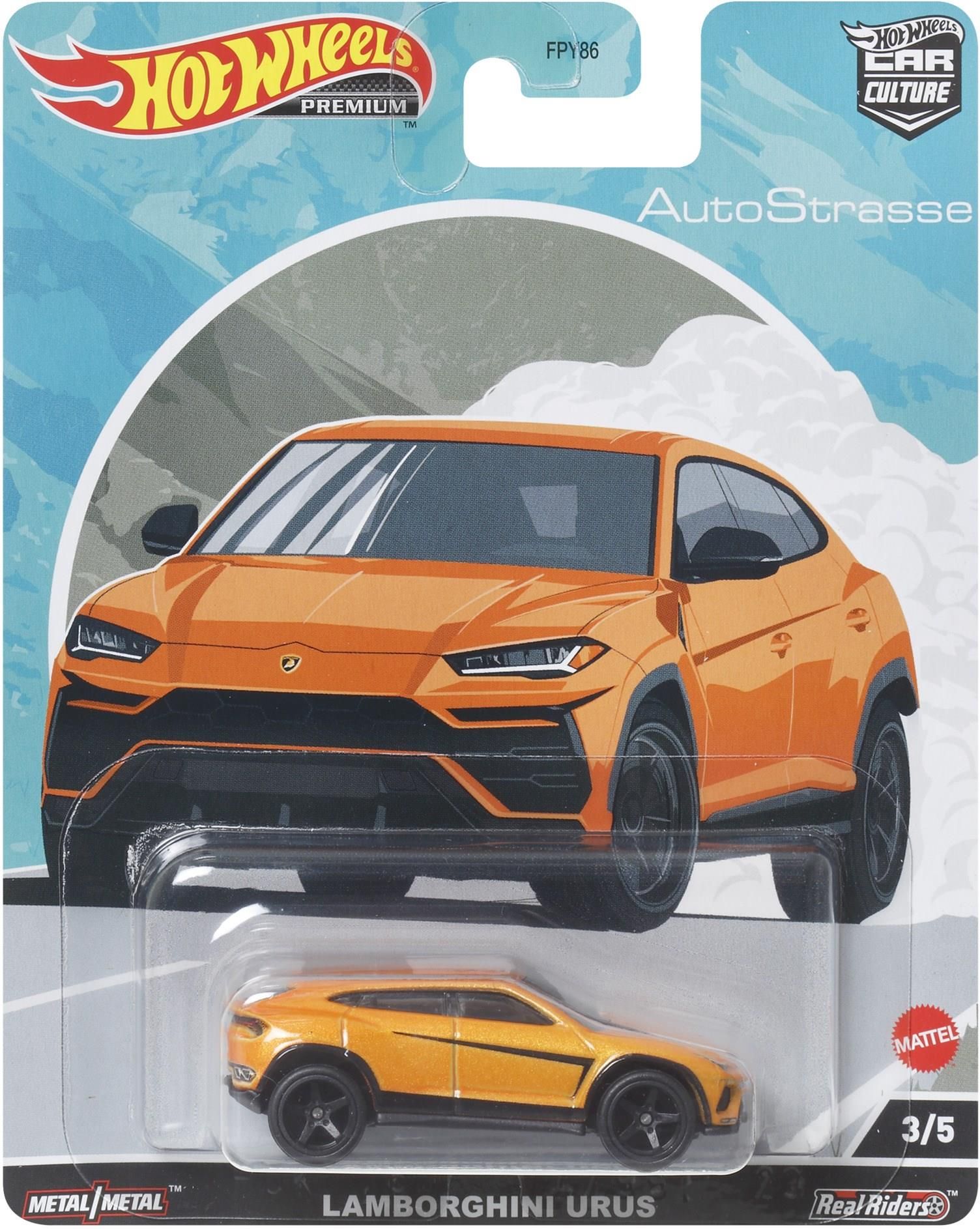 Hot Wheels Premium Lamborghini Urus Autostrasse HCK16 - Ceny i opinie -  