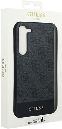 Etui Guess 4G Stripe Collection do Samsung Galaxy S23 Plus, czarne